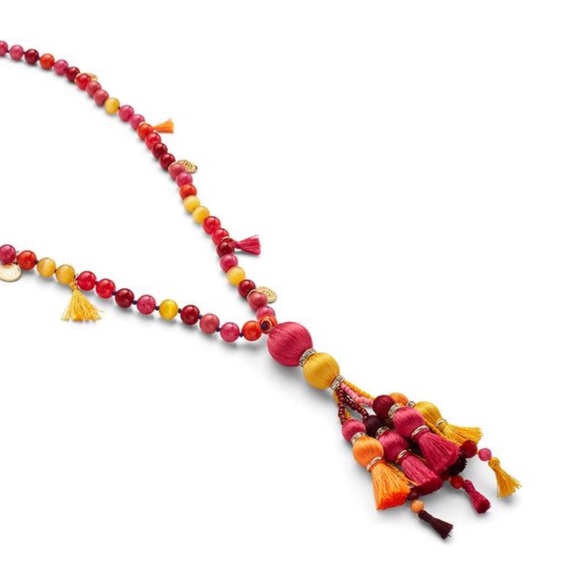 KATE SPADE • Pretty Poms Tassel Pendant Necklace - Picture 4 of 9